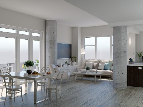 Unit 605 Living room  002 